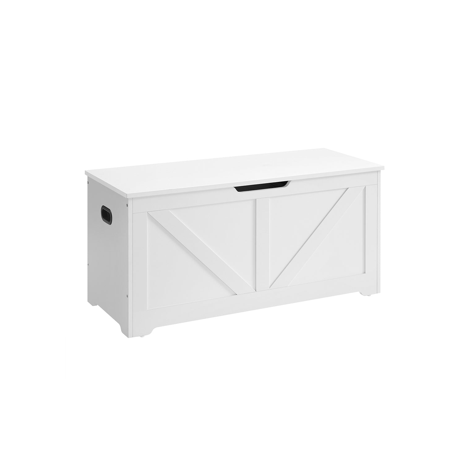 Storage Bench Matte White 40 x 80 x 46 cm - image 25