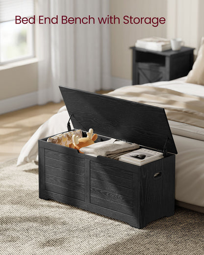 Storage Chest with 2 Safety Hinges