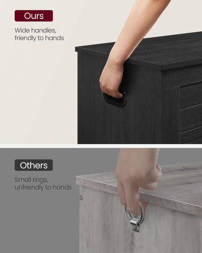 Storage Chest with 2 Safety Hinges