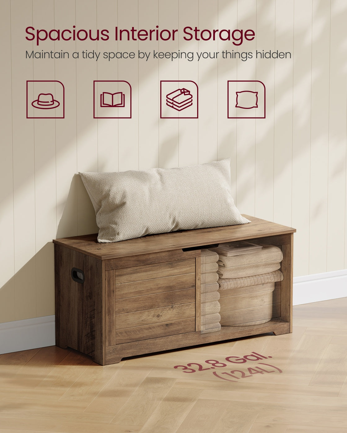 Storage Bench Matte White - image 33