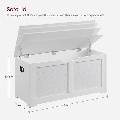 Storage Bench Matte White - image 8