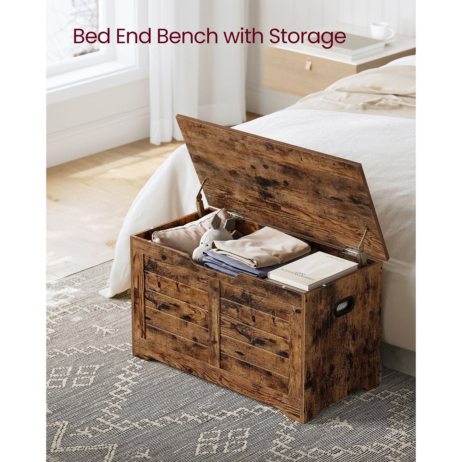 Storage Bench Matte White - image 22