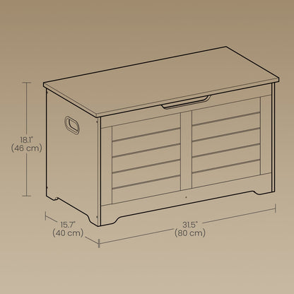 Blanket Storage Box, Shoe Bench with Storage, for Bedroom, Hallway, Living Room, White - image 24
