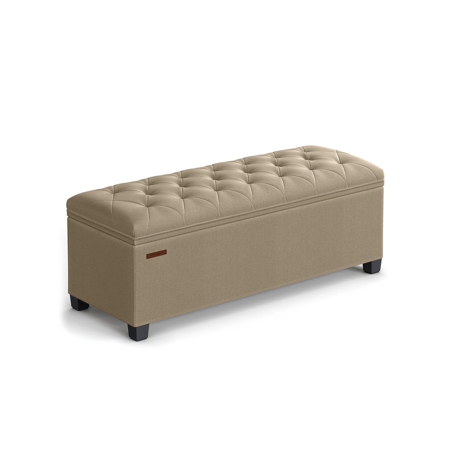 Storage Ottoman Bench with Legs, Load up to 660 lb - HWLEXTRA 