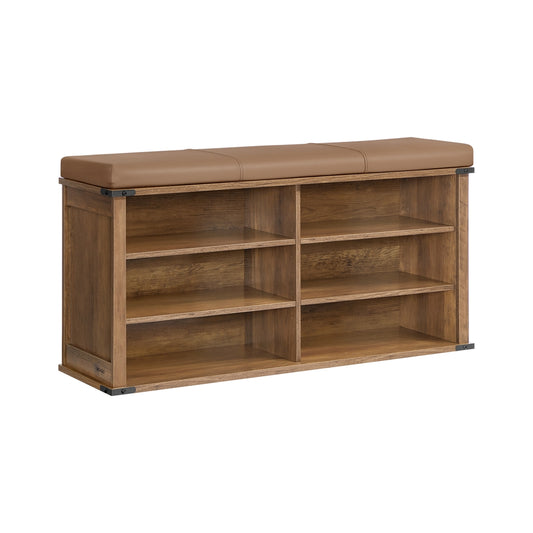 Shoe Storage Bench with Removable Cushion - image 1