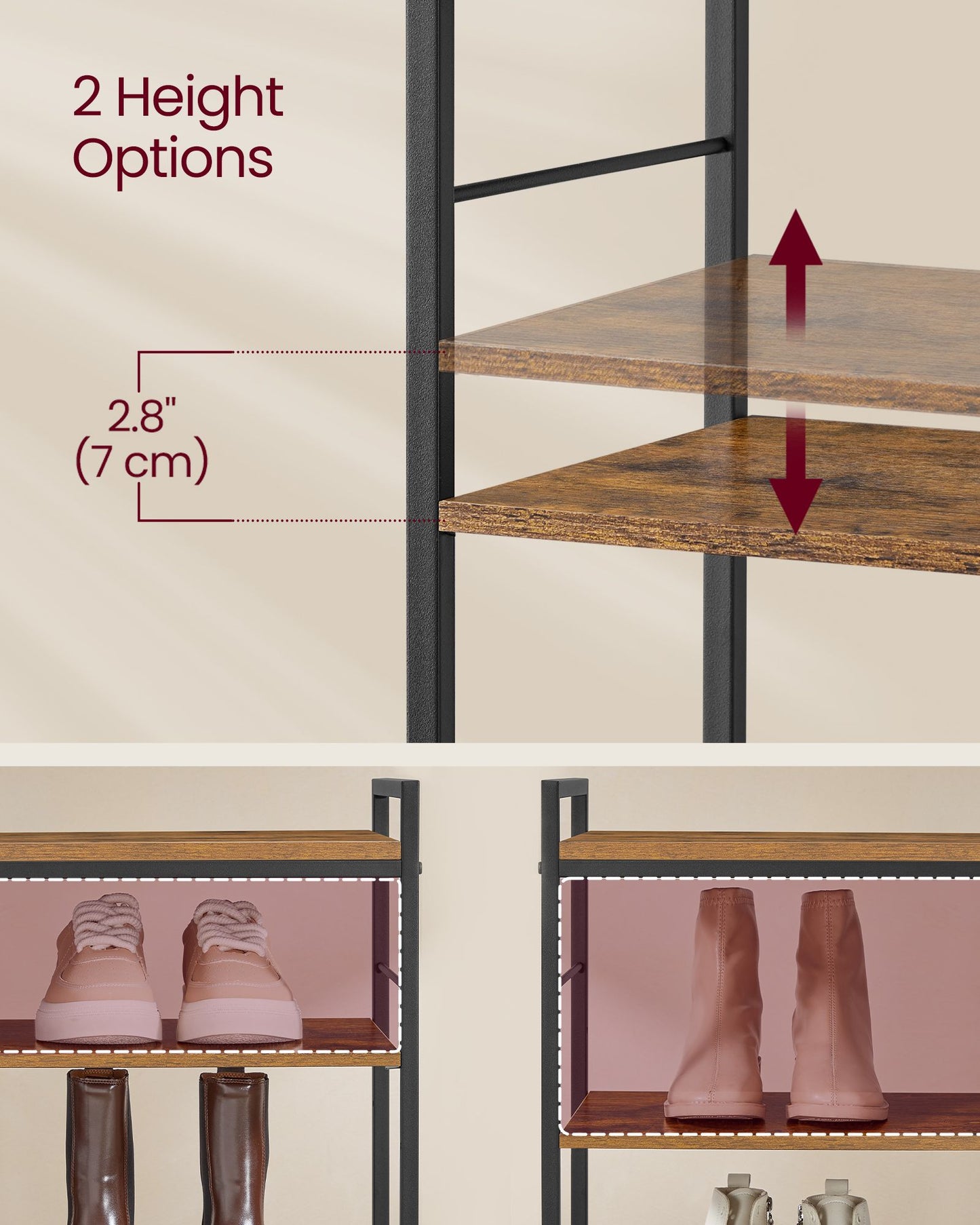 Hall Tree with Shoe Bench, Coat Rack Shoe Bench Set, Entryway Furniture