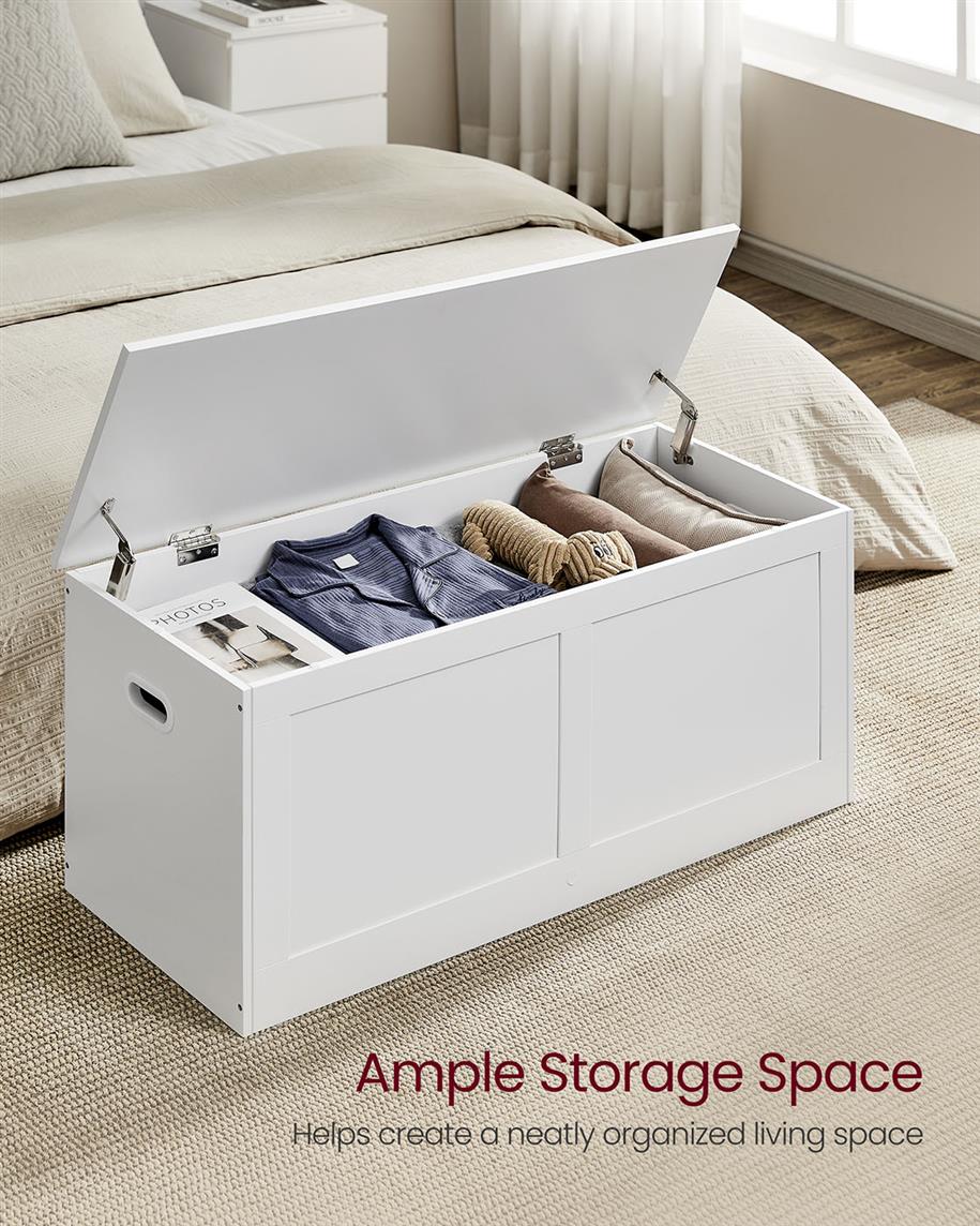 Storage Chest with 2 Safety Hinges - HWLEXTRA 