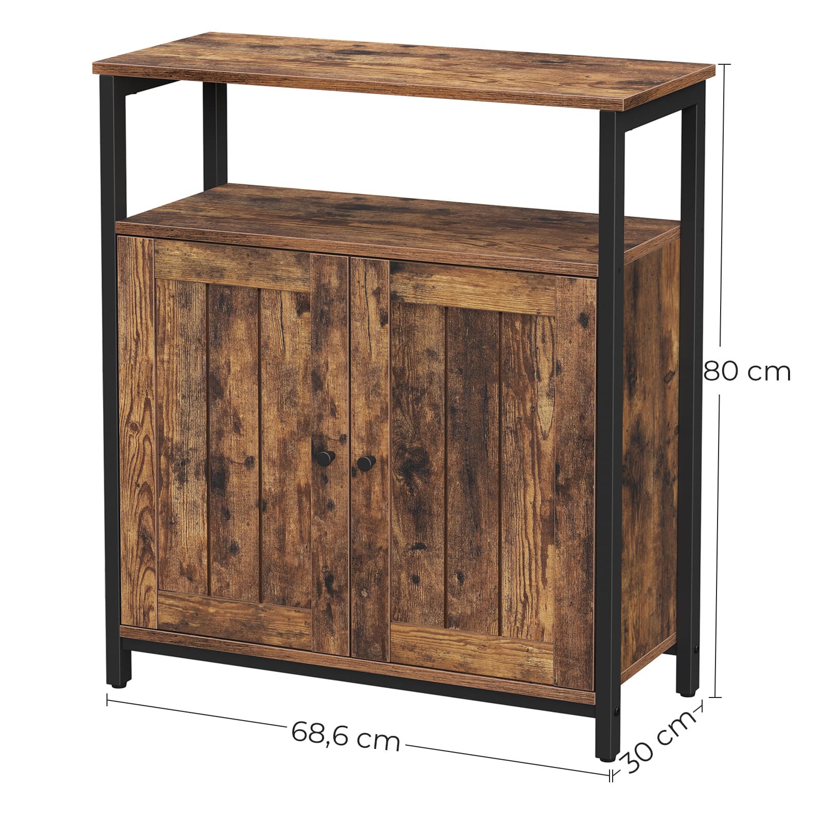 Industrial Style Storage Cabinet - image 9