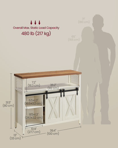 Buffet Cabinet, Coffee Bar Storage Cabinet