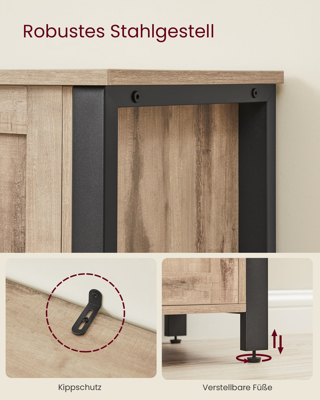 Sideboard for Dining Room with 3 Doors