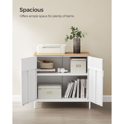 Storage Sideboard, Buffet Table with Adjustable Shelves