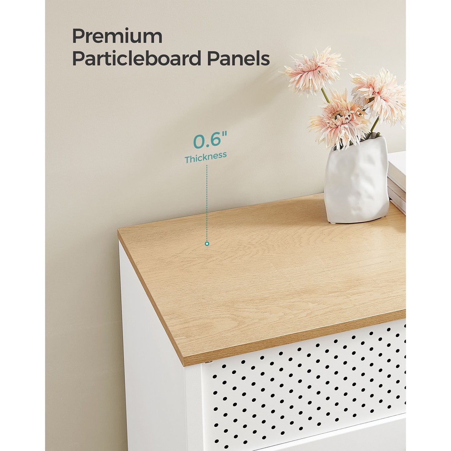 Storage Sideboard, Buffet Table with Adjustable Shelves