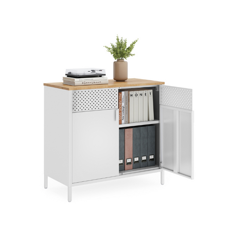 Storage Sideboard, Buffet Table with Adjustable Shelves