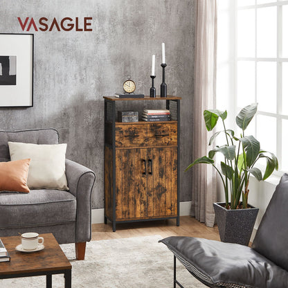 Multipurpose Sideboard with Drawer and Adjustable Shelf - image 3