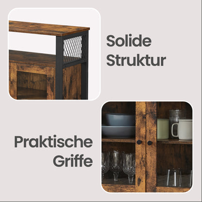 Sideboard, Storage Cabinet, Buffet Table with 3 Doors