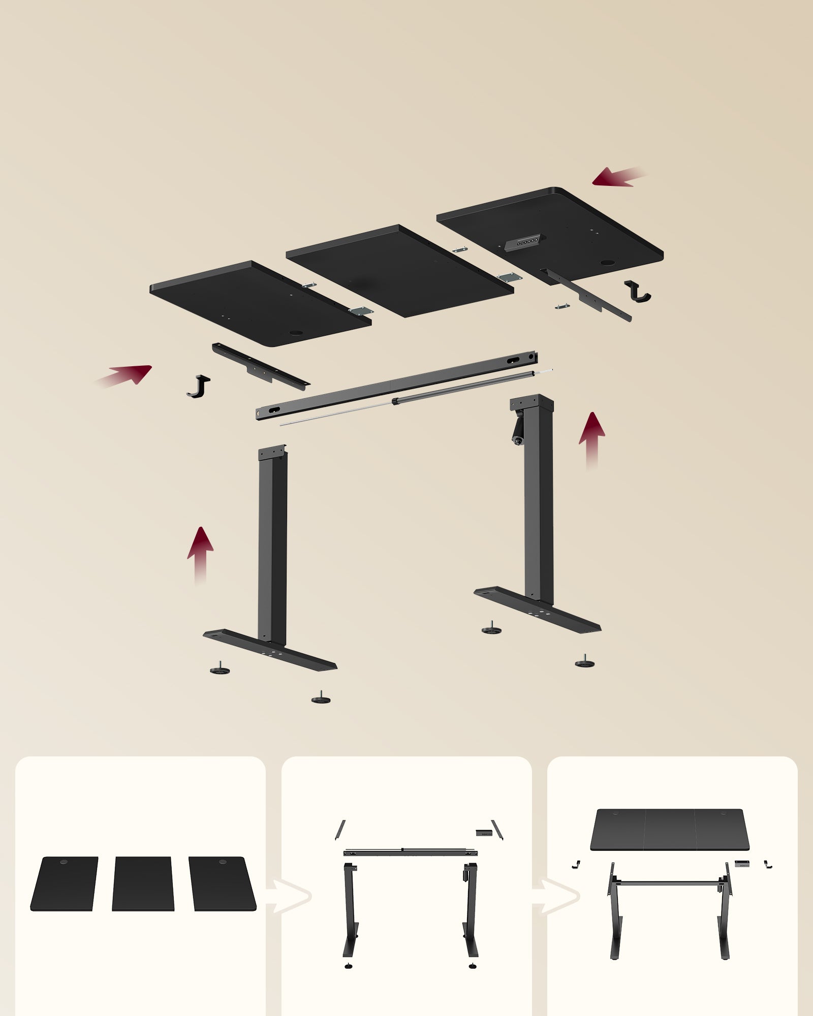 Electric Standing Desk, Height Adjustable Desk, Sedentary Reminder - image 6