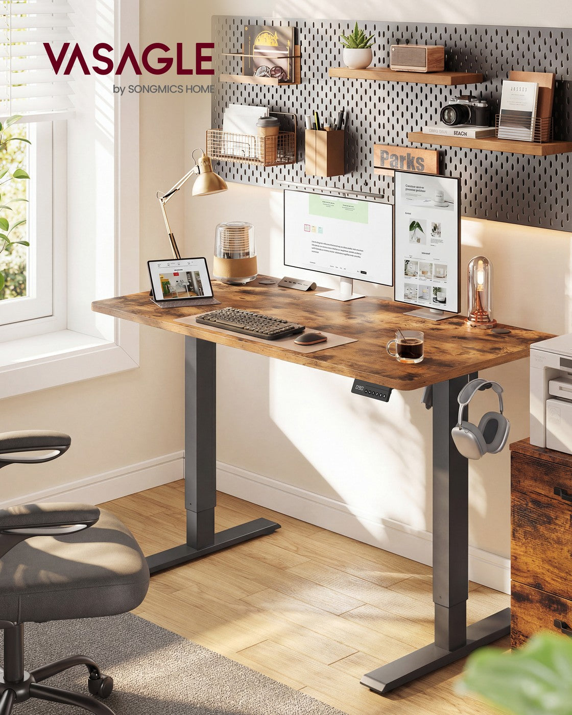 Electric Standing Desk, Height Adjustable Desk, Sedentary Reminder - image 9