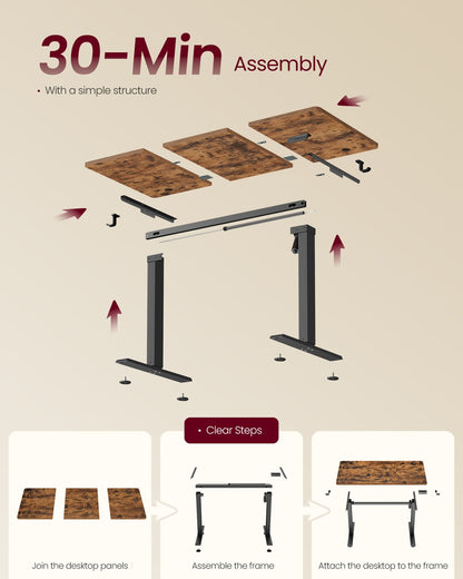 Electric Standing Desk, Height Adjustable Desk, Sedentary Reminder - image 13