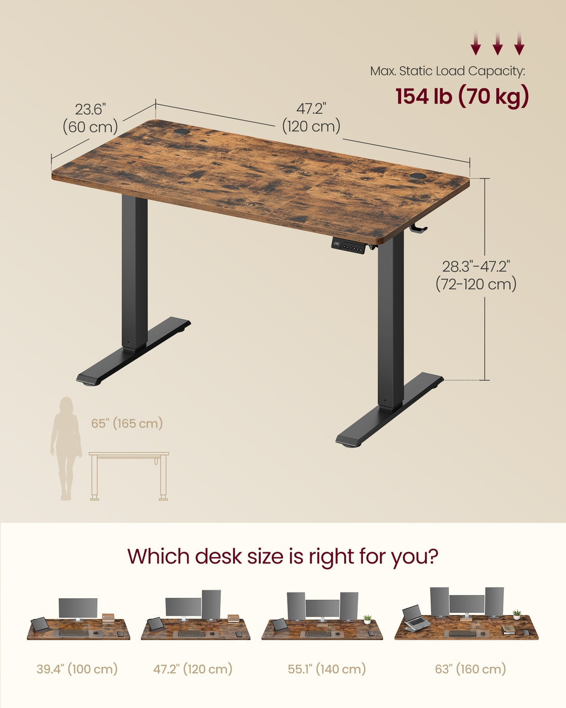 Electric Standing Desk, Height Adjustable Desk, Sedentary Reminder - image 14