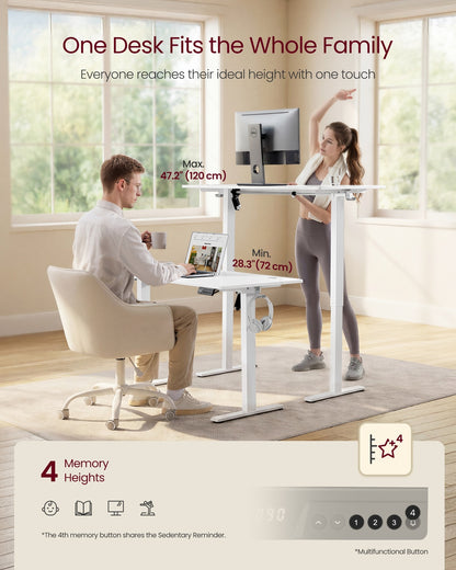 Electric Standing Desk, Height Adjustable Desk, Sedentary Reminder - image 17