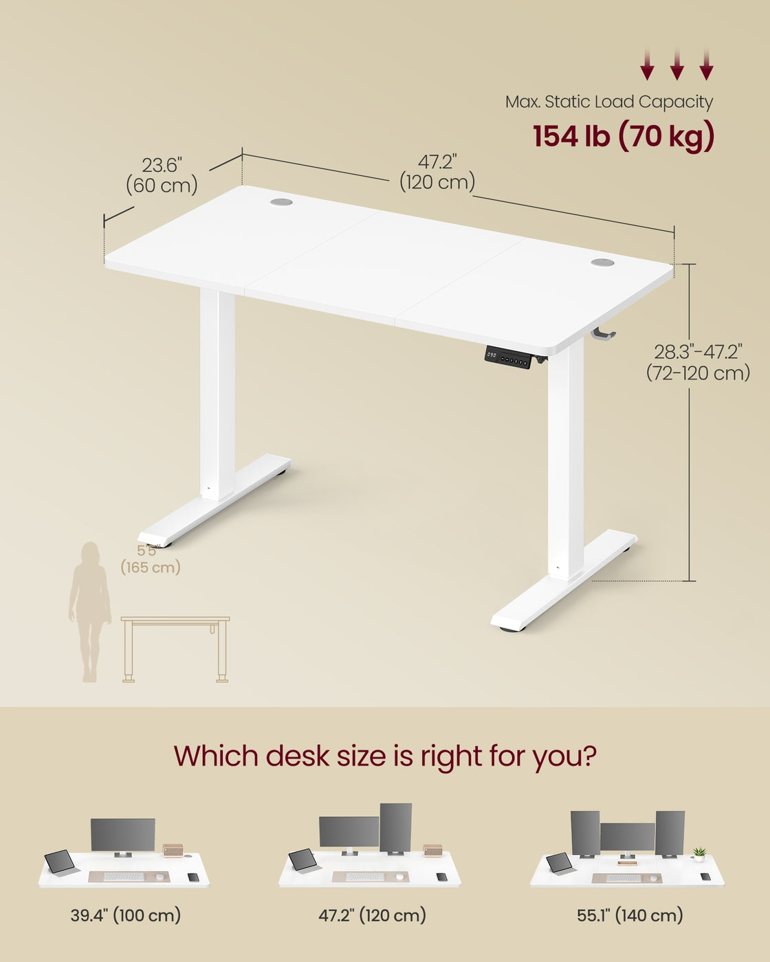 Electric Standing Desk, Height Adjustable Desk, Sedentary Reminder - image 21