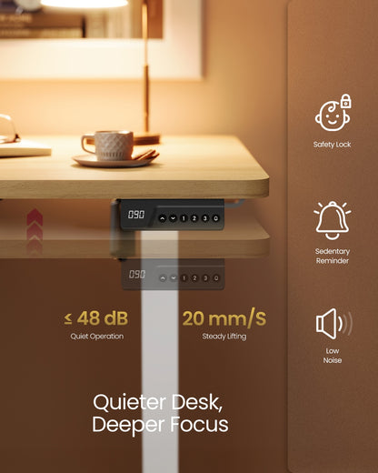 Electric Standing Desk, Height Adjustable Desk, Sedentary Reminder - image 26