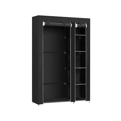 Black Folding Fabric Wardrobe