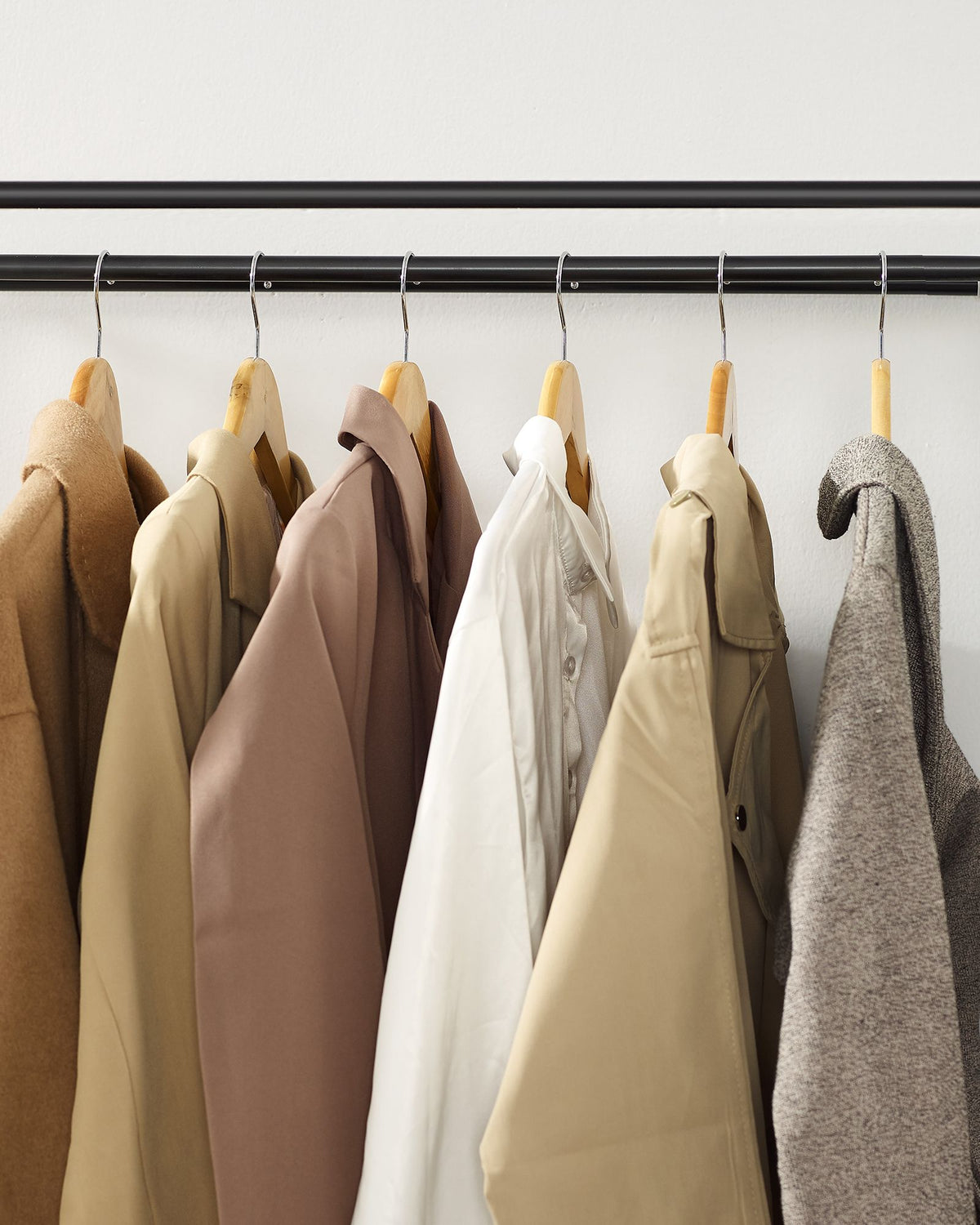 Black Folding Fabric Wardrobe
