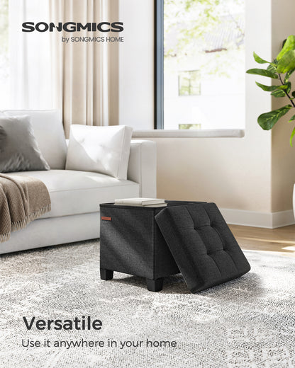 Small Ottoman Foot Rest with Legs - image 2