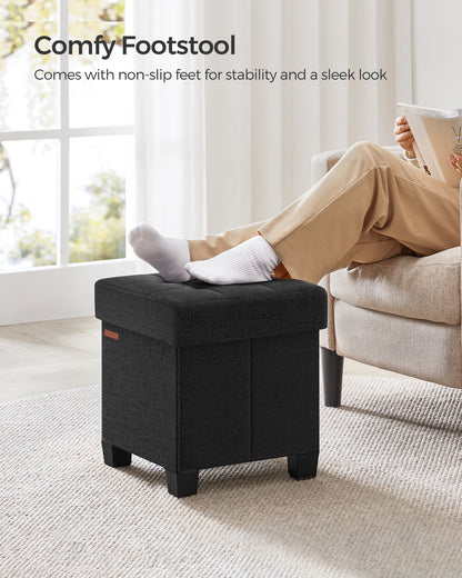 Small Ottoman Foot Rest with Legs - image 4