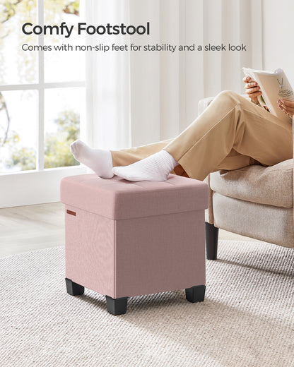 Small Ottoman Foot Rest with Legs - image 10