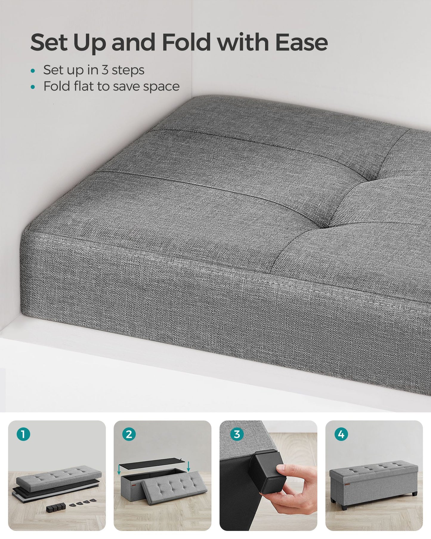 Storage Ottoman Bench