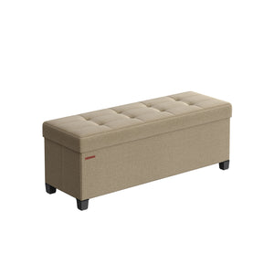 43" Wide Small Storage Ottoman with Legs
