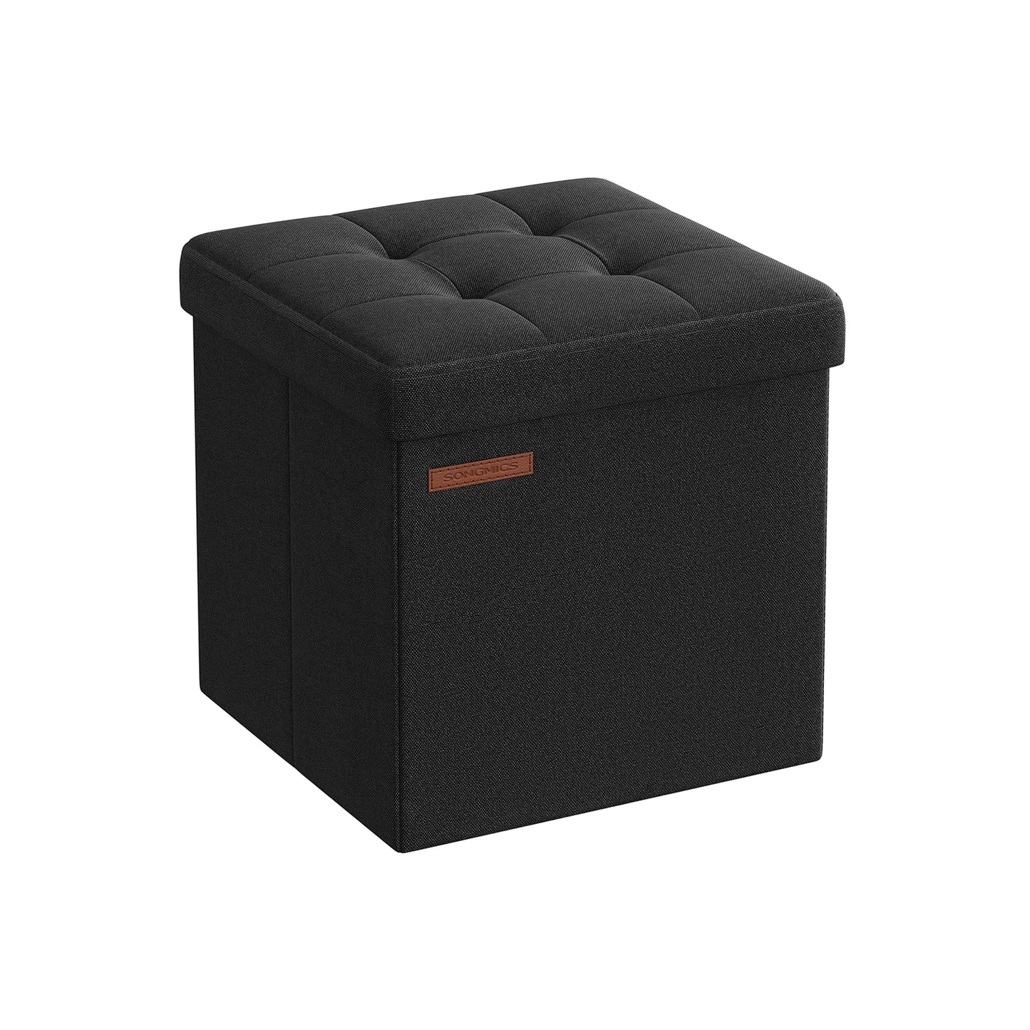 11.8 Inches Small Folding Storage Ottoman Cube