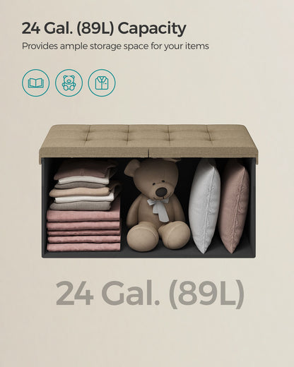 Storage Ottoman with Flipping Lid - image 20