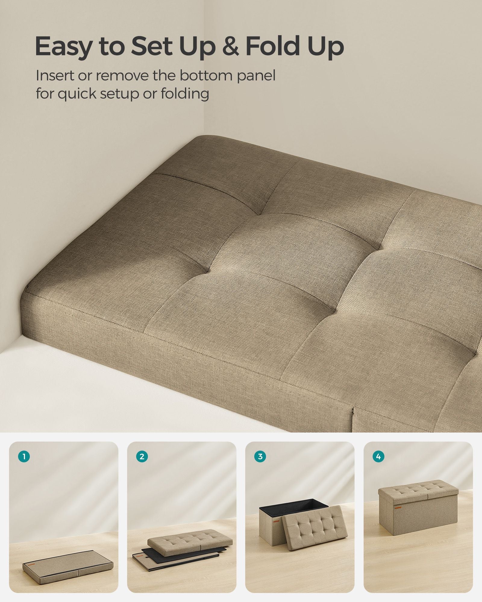 Storage Ottoman with Flipping Lid - image 22