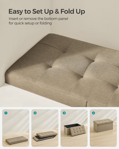 Storage Ottoman with Flipping Lid - image 22