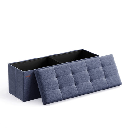 MAZIE Collection 43'' Folding Storage Ottoman Bench