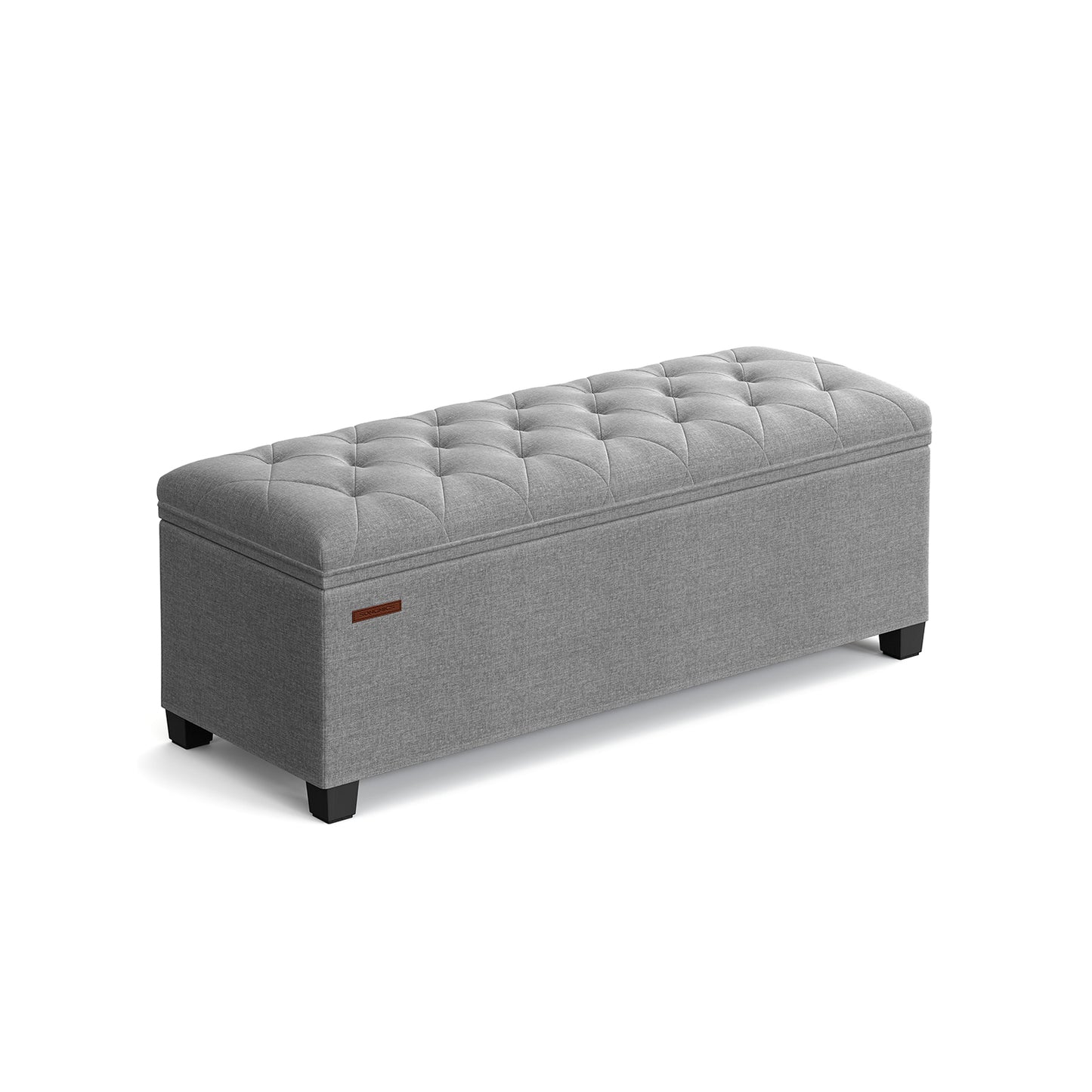 Storage Ottoman Bench with Legs, Load up to 660 lb - HWLEXTRA 