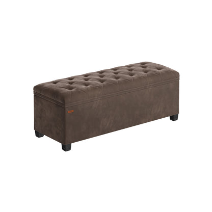 Storage Ottoman Bench, Foot Rest with Legs - HWLEXTRA 