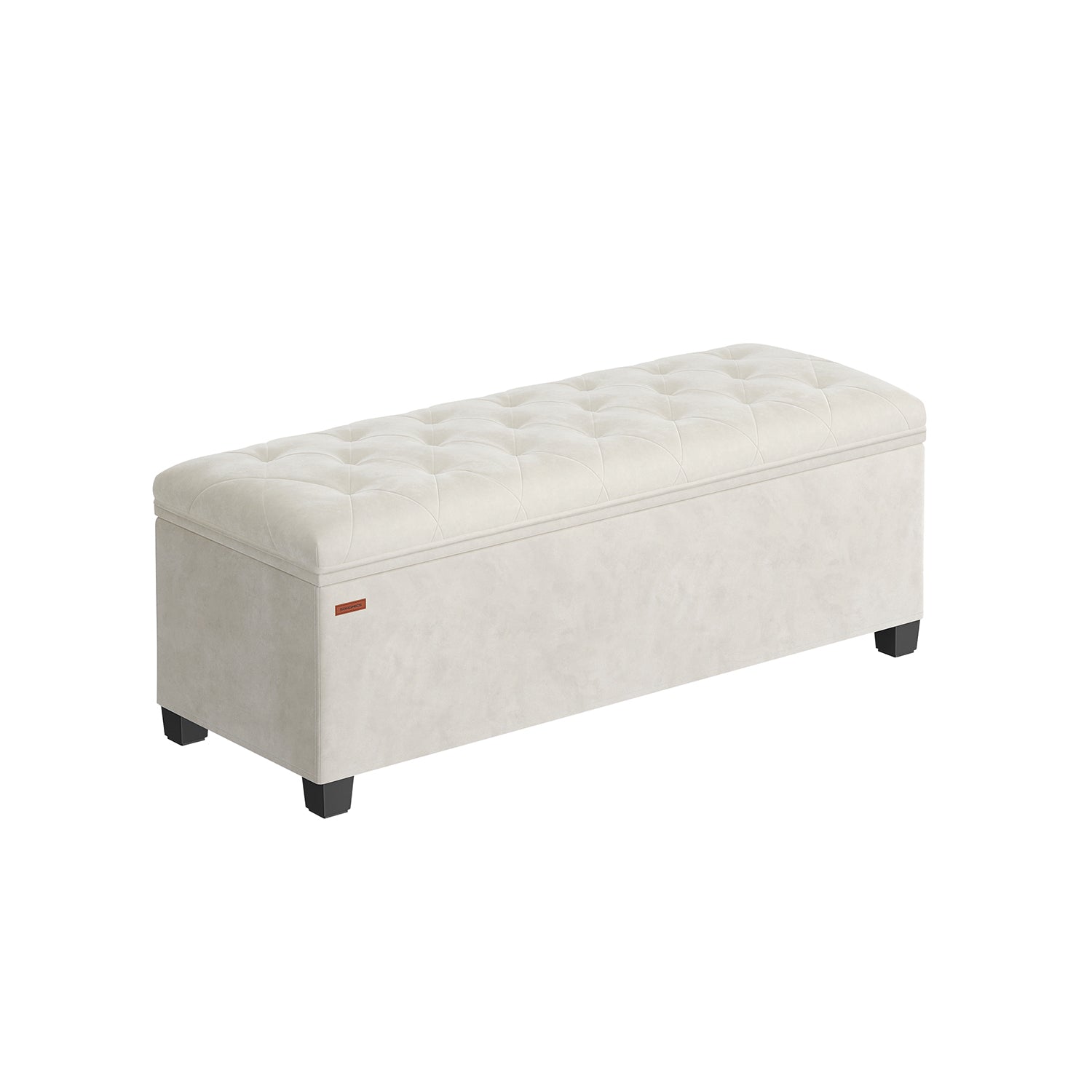 Storage Ottoman Bench, Foot Rest with Legs