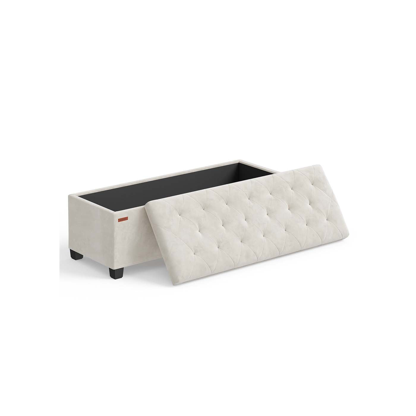 Storage Ottoman Bench, Foot Rest with Legs - HWLEXTRA 