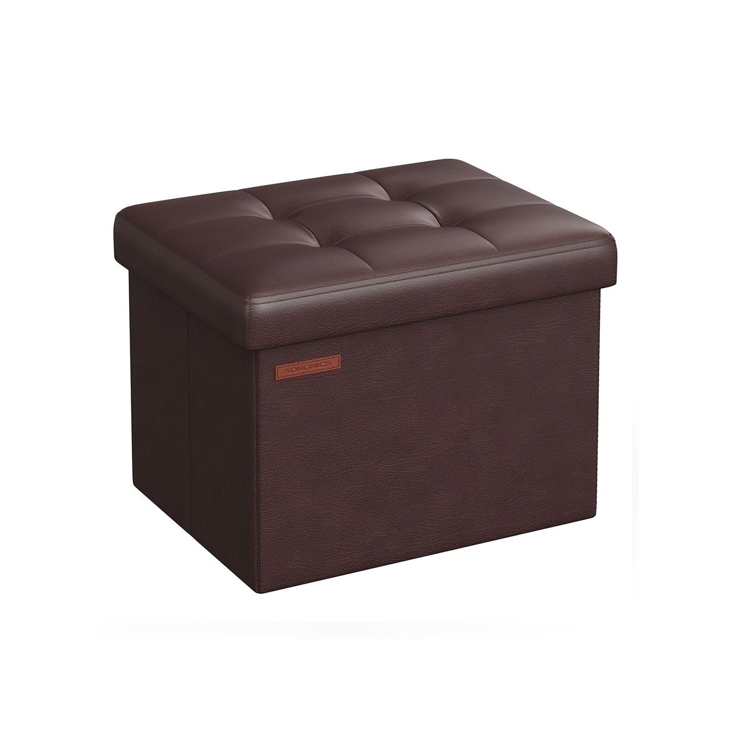 110 cm Ottoman Storage Box Dark Grey - image 32