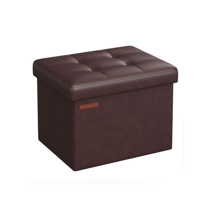 110 cm Ottoman Storage Box Dark Grey - image 32