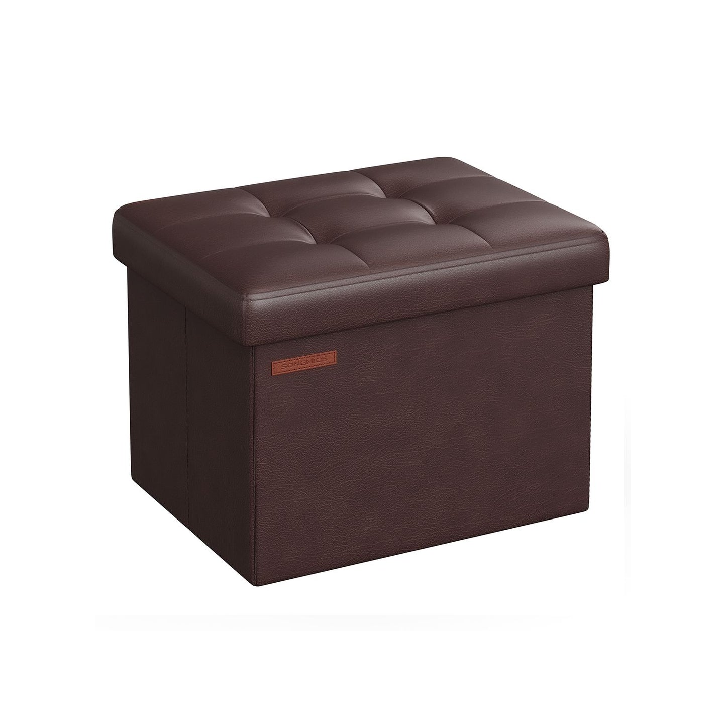 110 cm Ottoman Storage Box Dark Grey - image 33