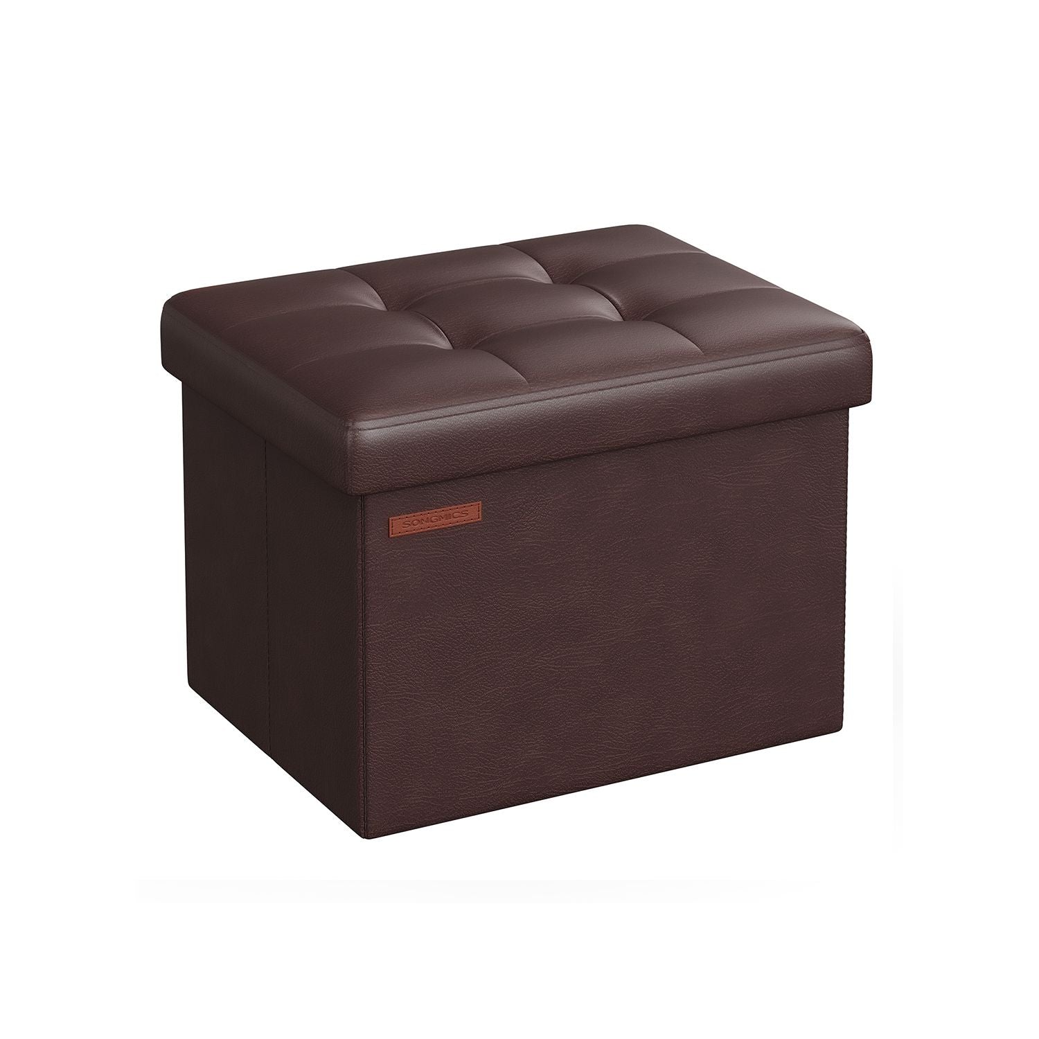 110 cm Ottoman Storage Box Dark Grey - image 33