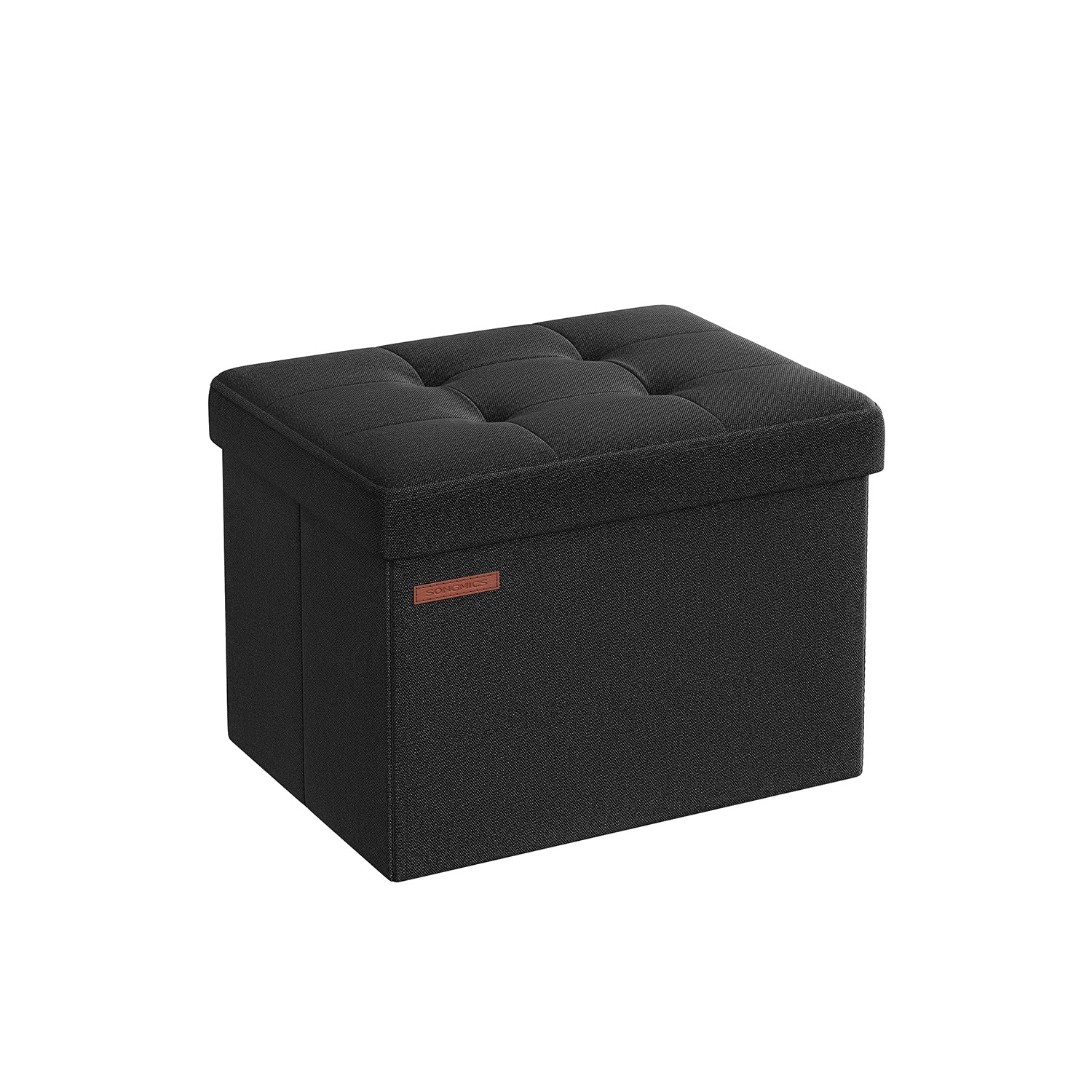 12.2 x 16.1 x 12.2 Inches Small Folding Storage Ottoman Jelly Pink - image 9