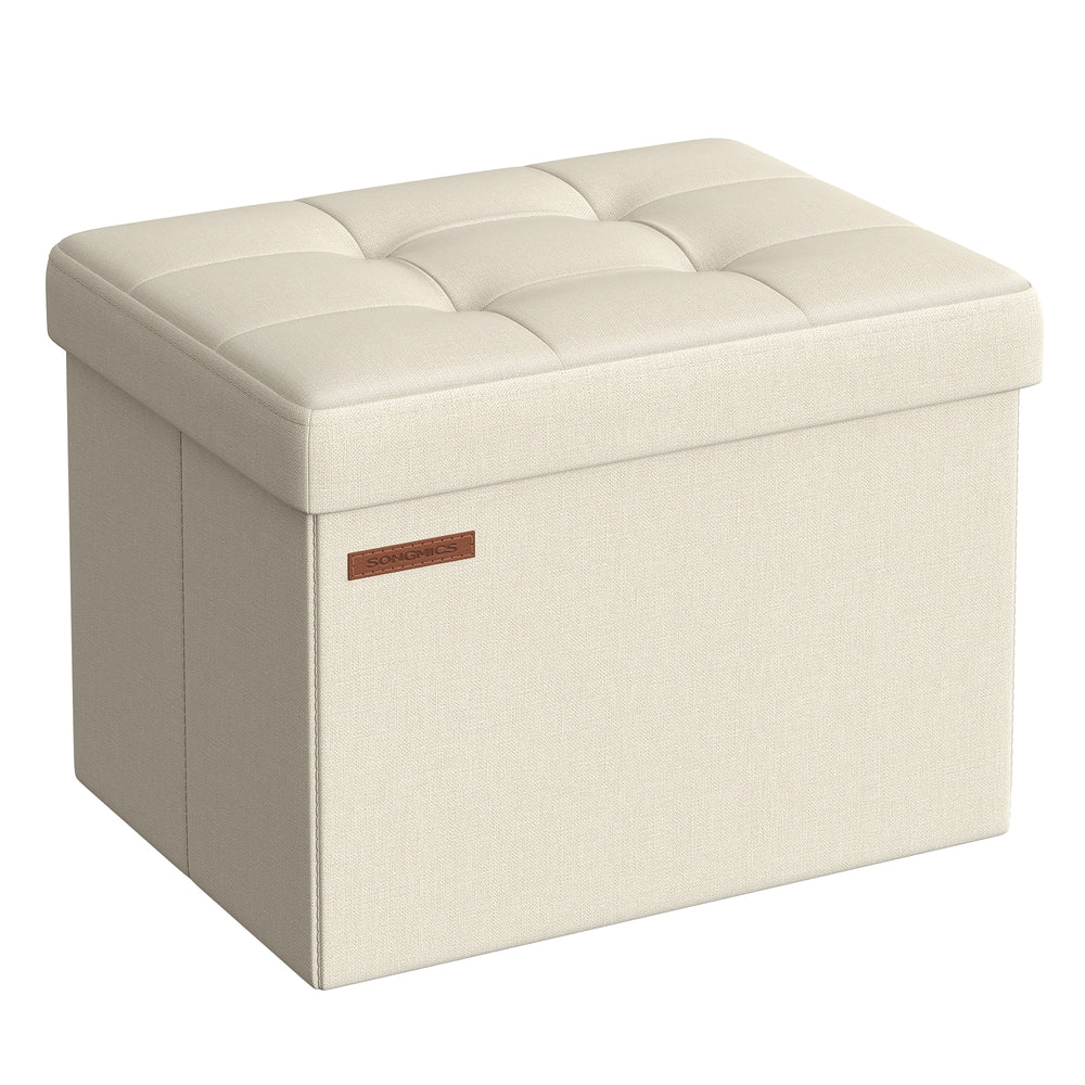 12.2 x 16.1 x 12.2 Inches Small Folding Storage Ottoman Jelly Pink - image 18