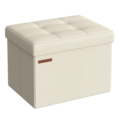 12.2 x 16.1 x 12.2 Inches Small Folding Storage Ottoman Jelly Pink - image 18