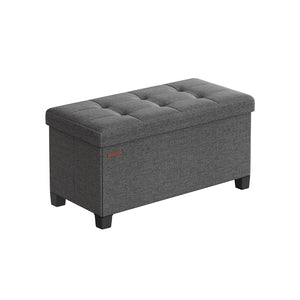 Storage Ottoman, Bedroom Bench with Storage, Foot Stool, 15 x 30 x 15.7 Inches